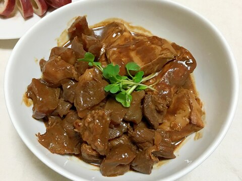 圧力鍋で味染み～！！牛すじと蒟蒻豆腐の味噌煮込み♡